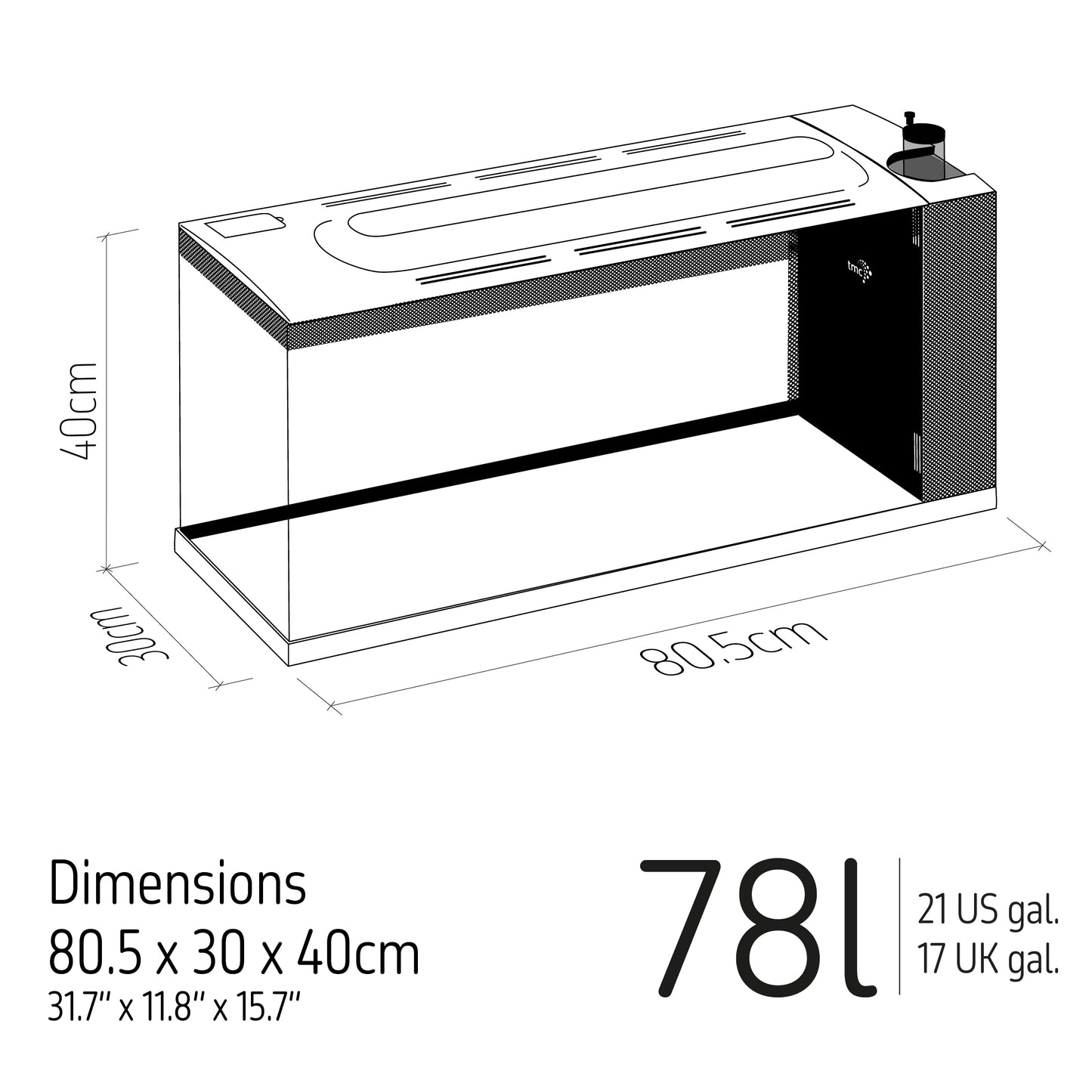 TMC First Wave Aquarium Set + Free Heater