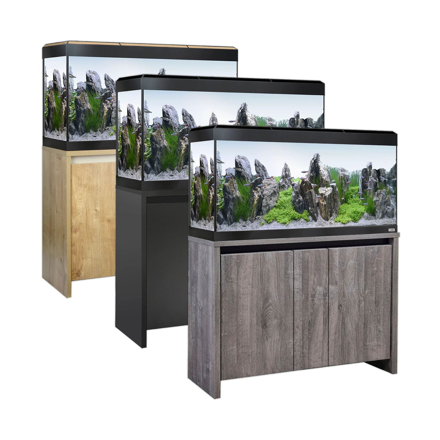 Fluval Roma Bluetooth LED 200 Aquarium and Cabinet