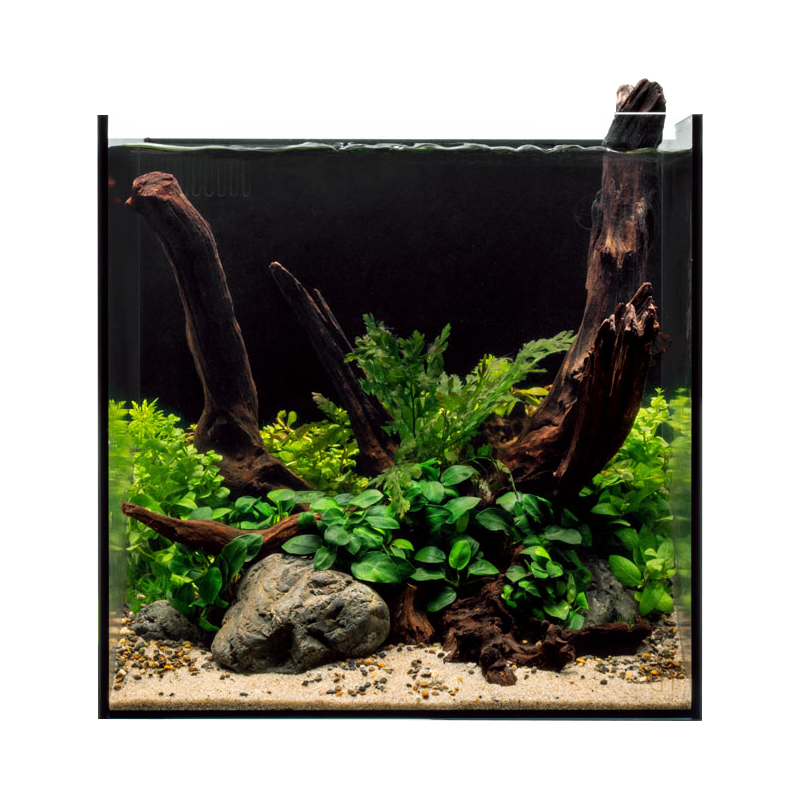 UNS Dual All-In-One 35A Cube Aquarium – 11 Gallon Rimless Tank
