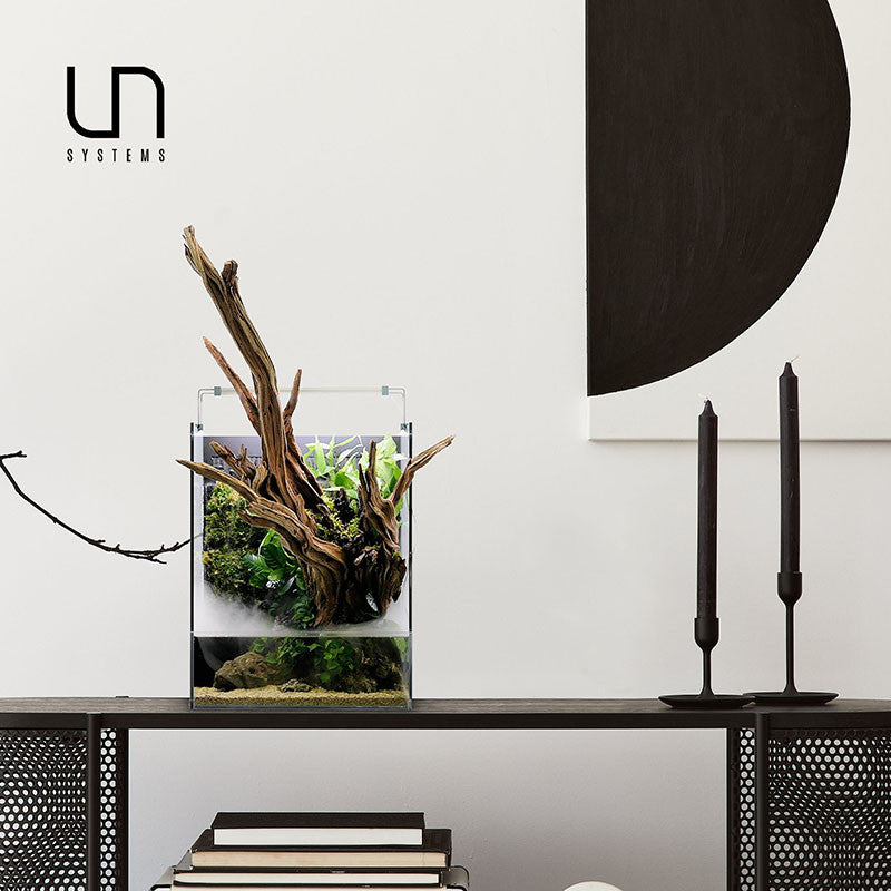 UNS 35E Foresta Integrated Paludarium – Rimless Glass Hybrid Tank