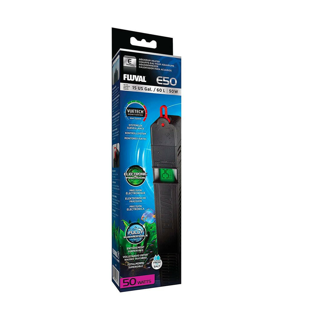 Fluval E 50w Electronic Heater - Charterhouse Aquatics
