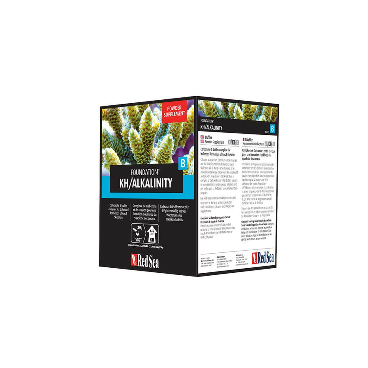 Red Sea Reef Foundation B (Alk) 1Kg Powder - Charterhouse Aquatics