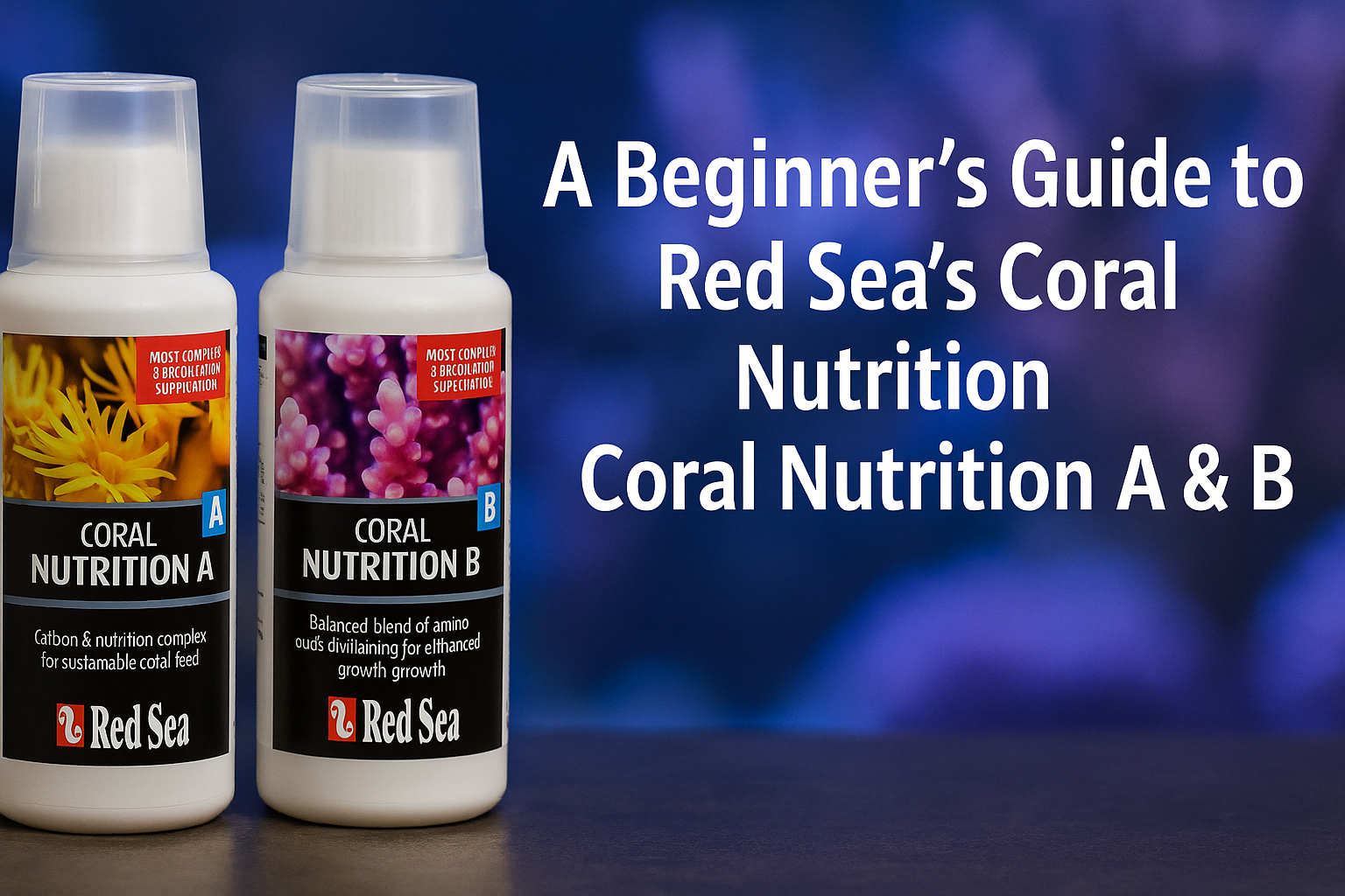 A Beginner’s Guide to Red Sea’s Coral Nutrition A & B