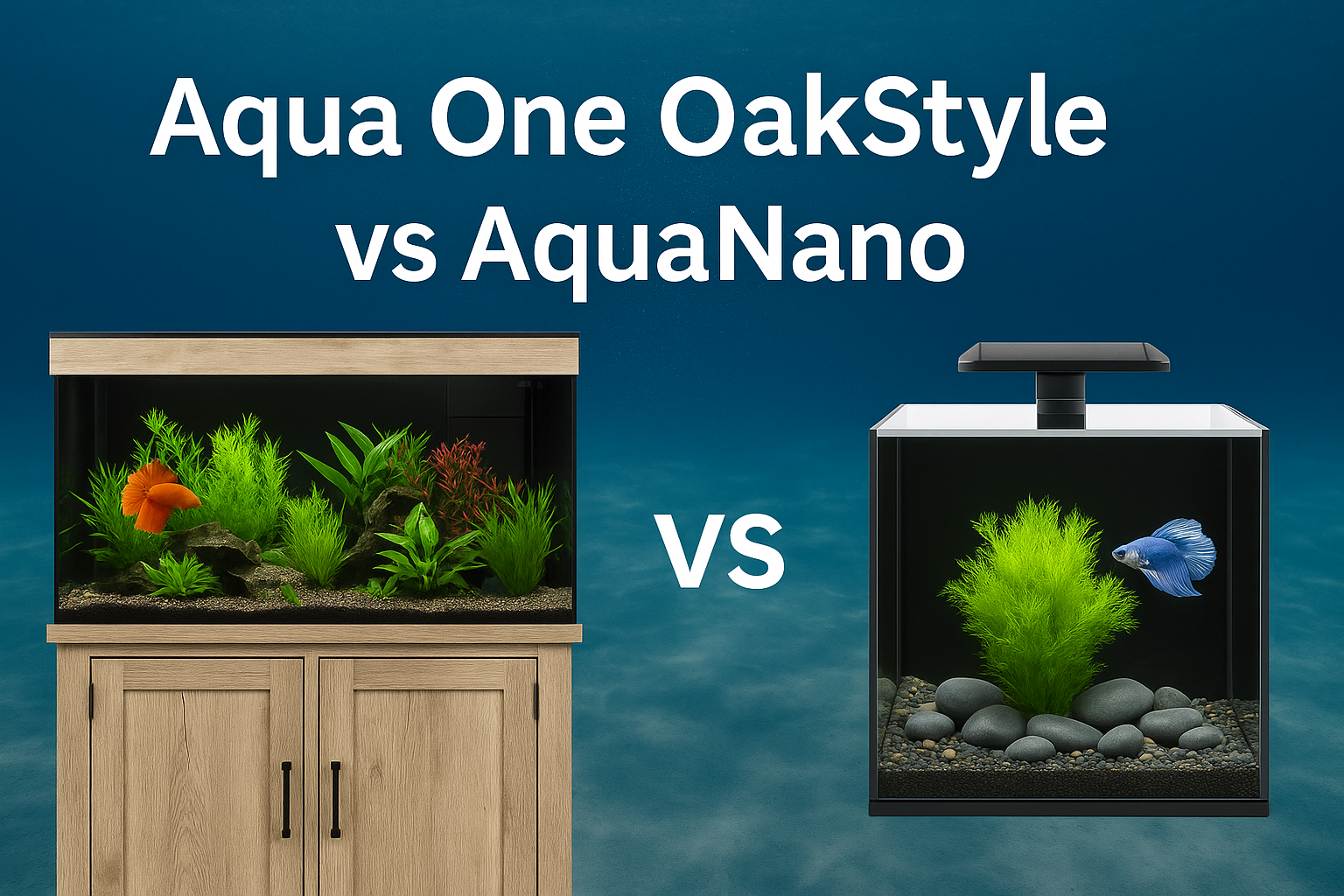 Aqua One OakStyle vs AquaNano Which Aquarium Is Right for You