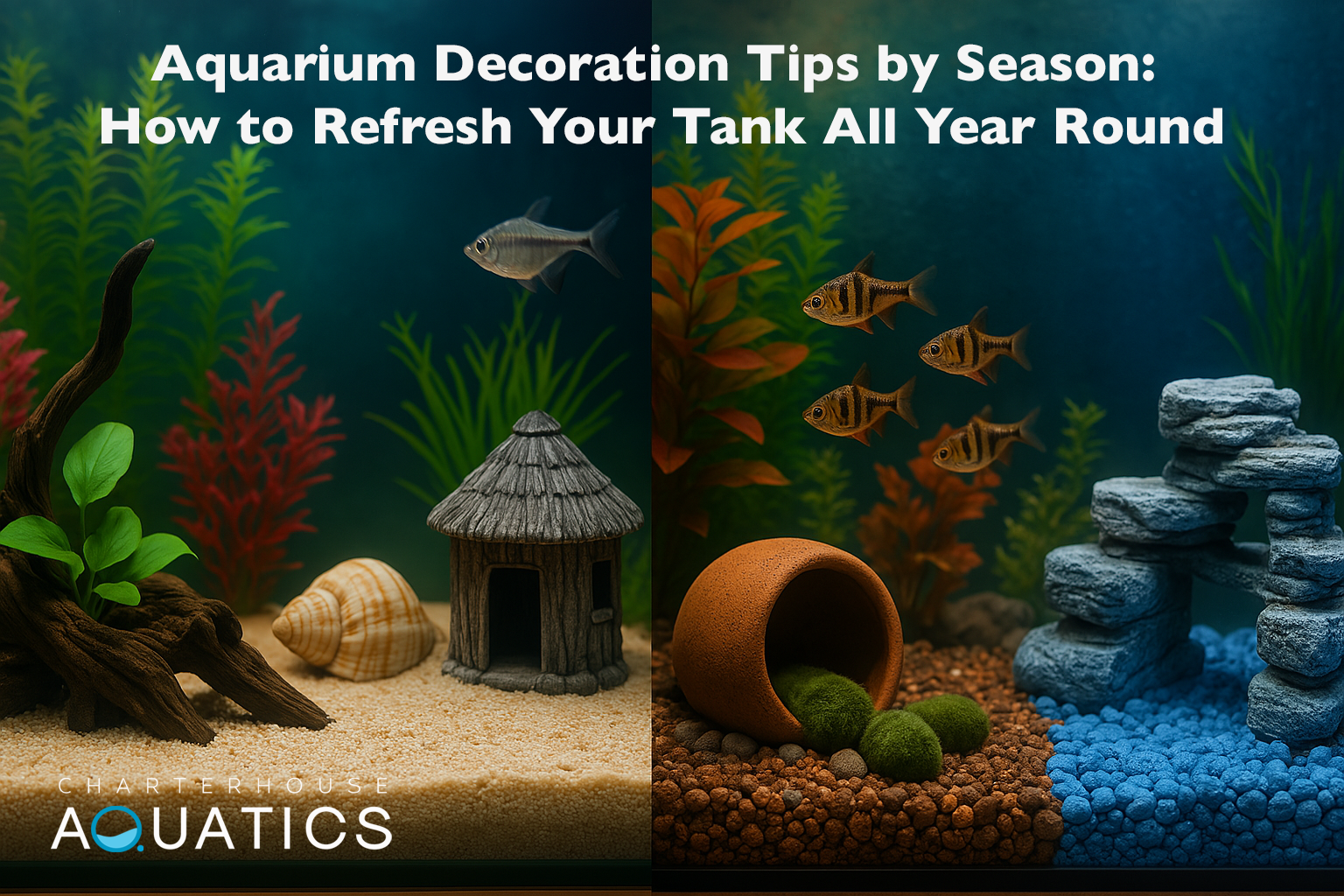 📅 Aquarium Decoration Tips by Season: How to Refresh Your Tank All Year Round