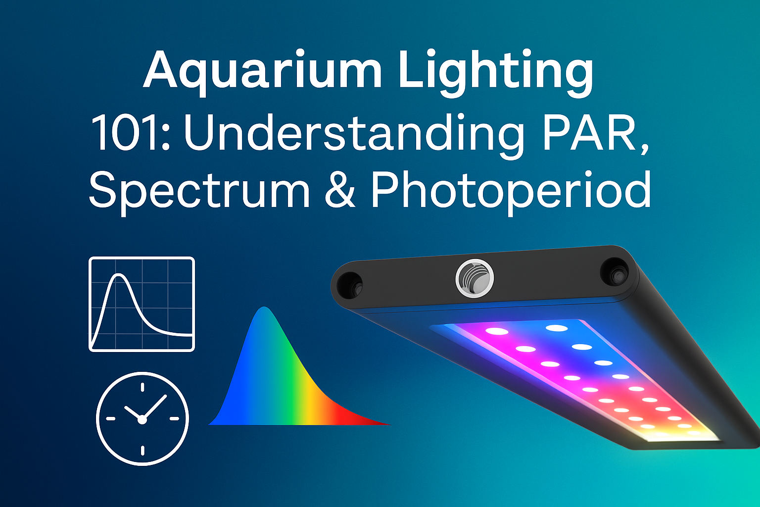 Aquarium Lighting 101: Understanding PAR, Spectrum & Photoperiod
