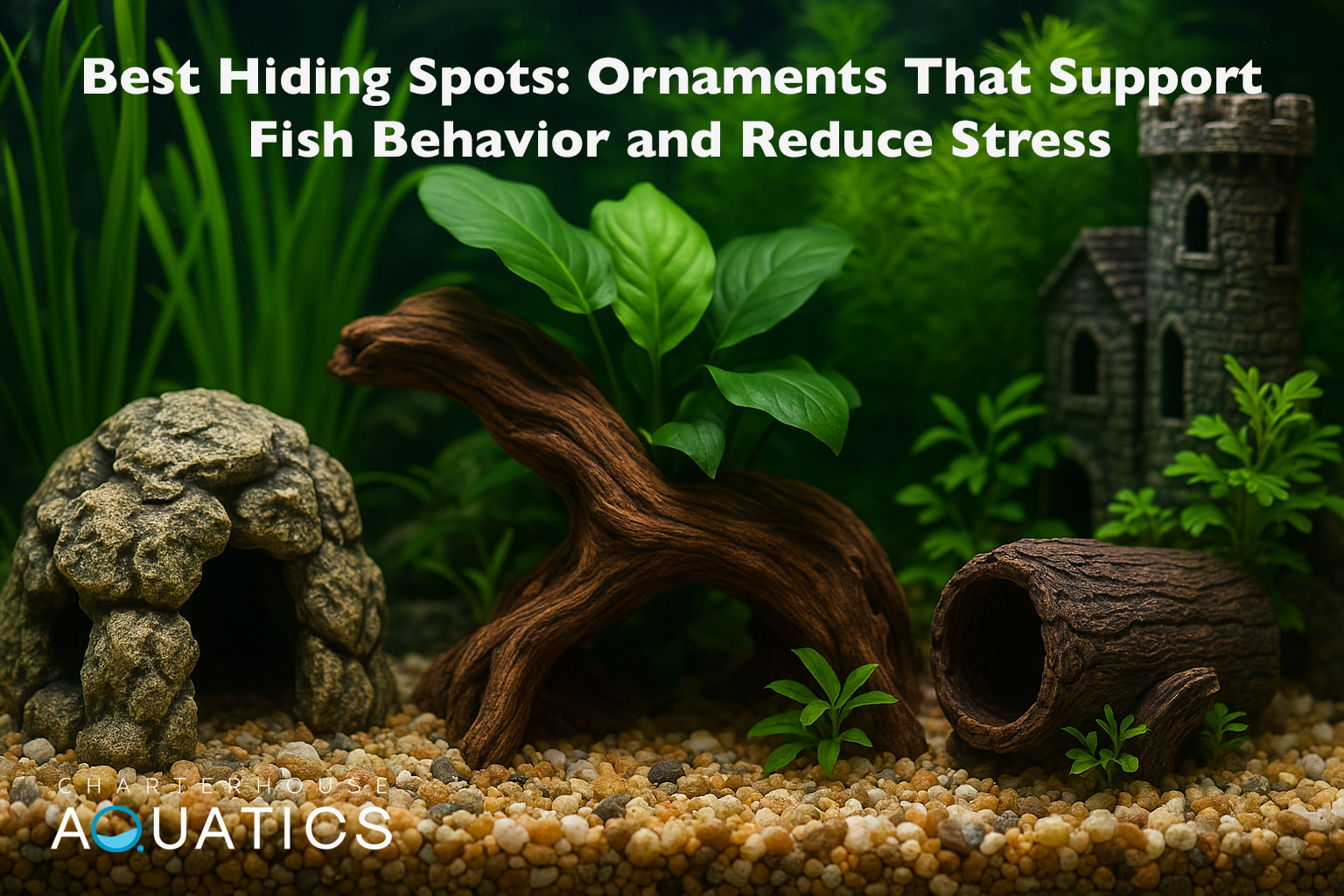 🐟 Best Hiding Spots: Ornaments That Support Fish Behavior and Reduce Stress