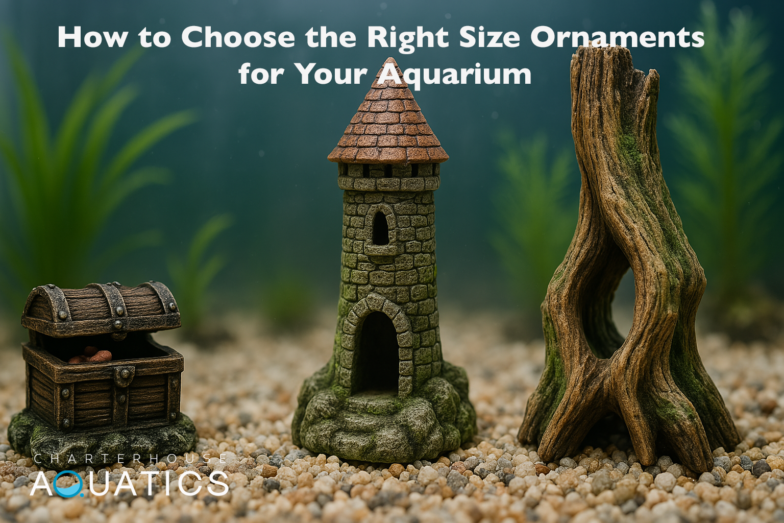 🧭 How to Choose the Right Size Ornaments for Your Aquarium