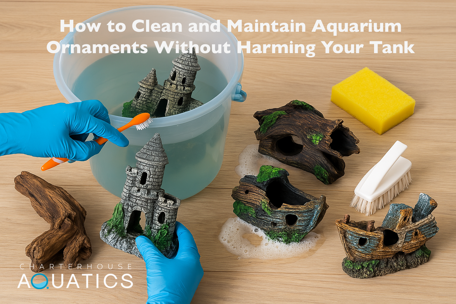 How to Clean and Maintain Aquarium Ornaments Without Harming Your Tank