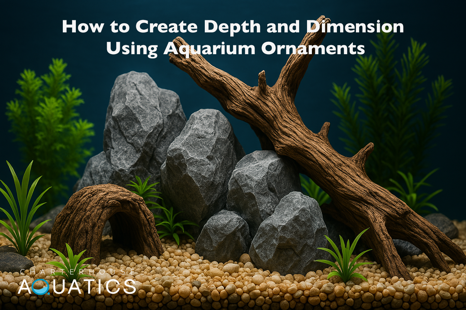 How to Create Depth and Dimension Using Aquarium Ornaments