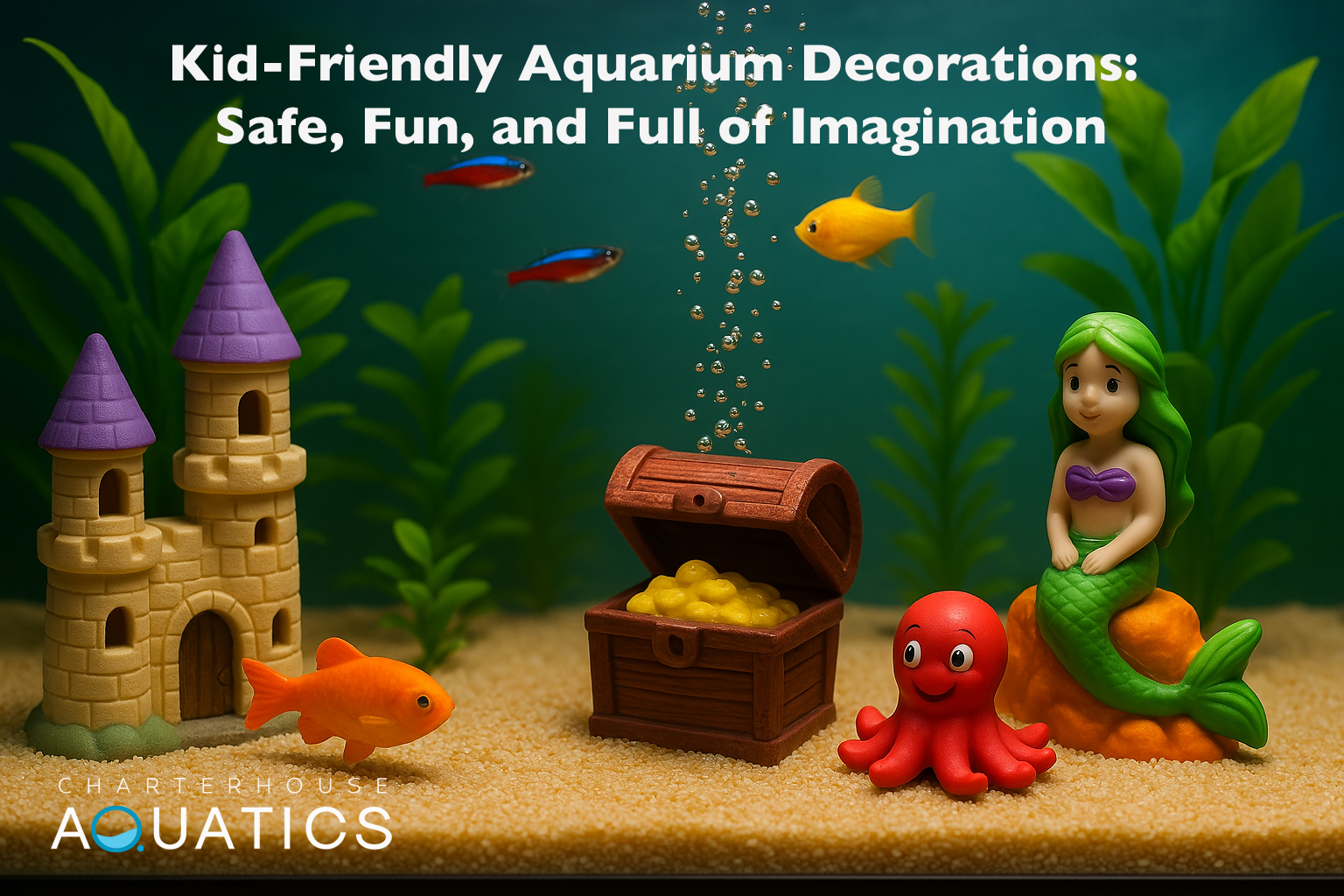 🧒 Kid-Friendly Aquarium Decorations: Safe, Fun, and Full of Imagination