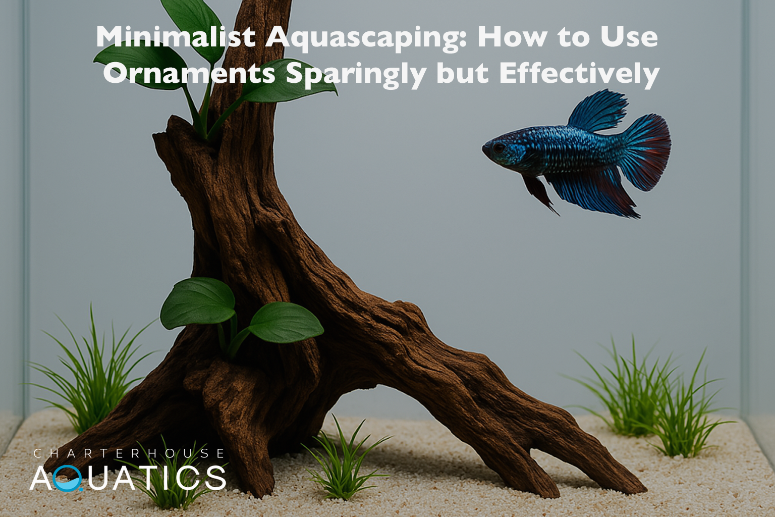 🧊 Minimalist Aquascaping: How to Use Ornaments Sparingly but Effectively