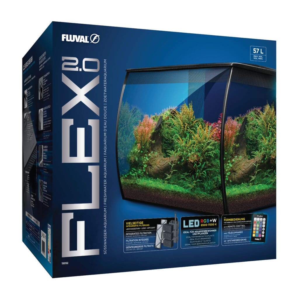 Fluval Flex 2.0 Aquarium Kit 57L (15 US Gal)