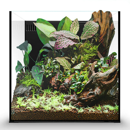 UNS Dual All-In-One 35A Cube Aquarium – 11 Gallon Rimless Tank