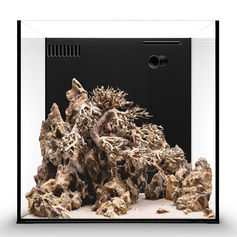 UNS Dual All-In-One 35A Cube Aquarium – 11 Gallon Rimless Tank