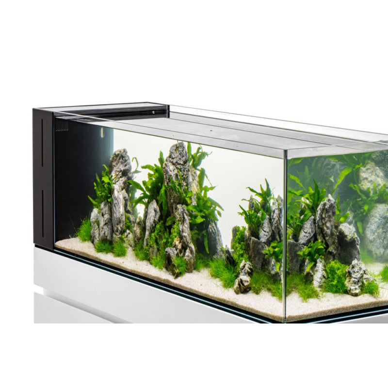 UNS Dual All-In-One 90LA Peninsula Aquarium – 21 Gallon Rimless Tank