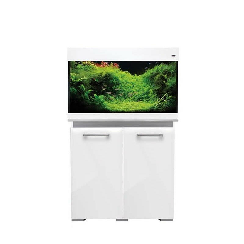 Aqua One AquaVogue 135 Aquarium and Cabinet - Gloss White - Charterhouse Aquatics