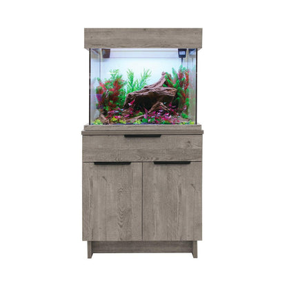 Aqua One OakStyle 110 Aquarium and Cabinet (Urban) - Charterhouse Aquatics