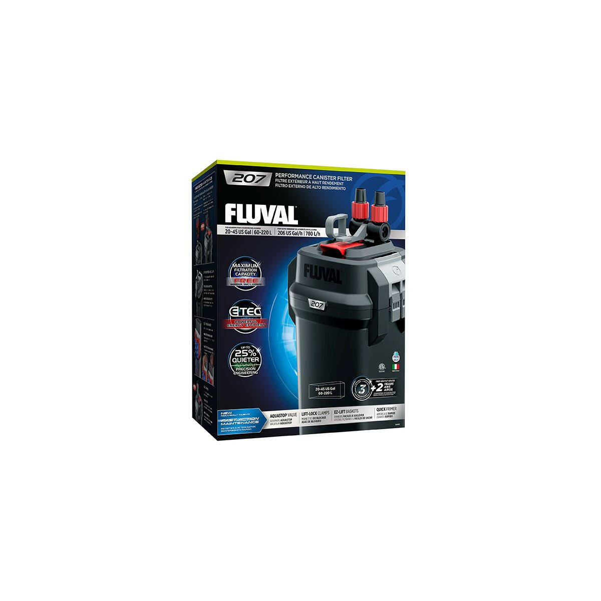 Fluval 207 External Filter - Charterhouse Aquatics