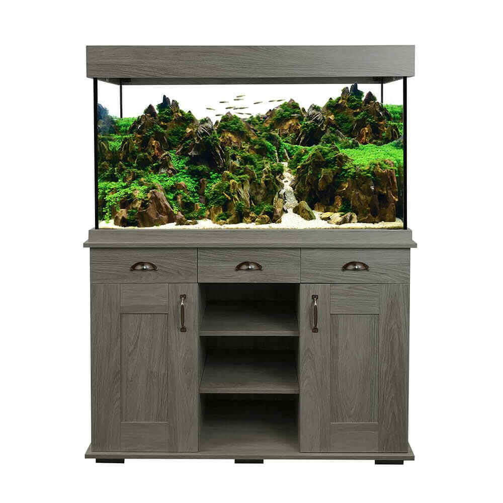 Fluval Shaker 252L Aquarium and Cabinet Set - Slate Grey - Charterhouse Aquatics