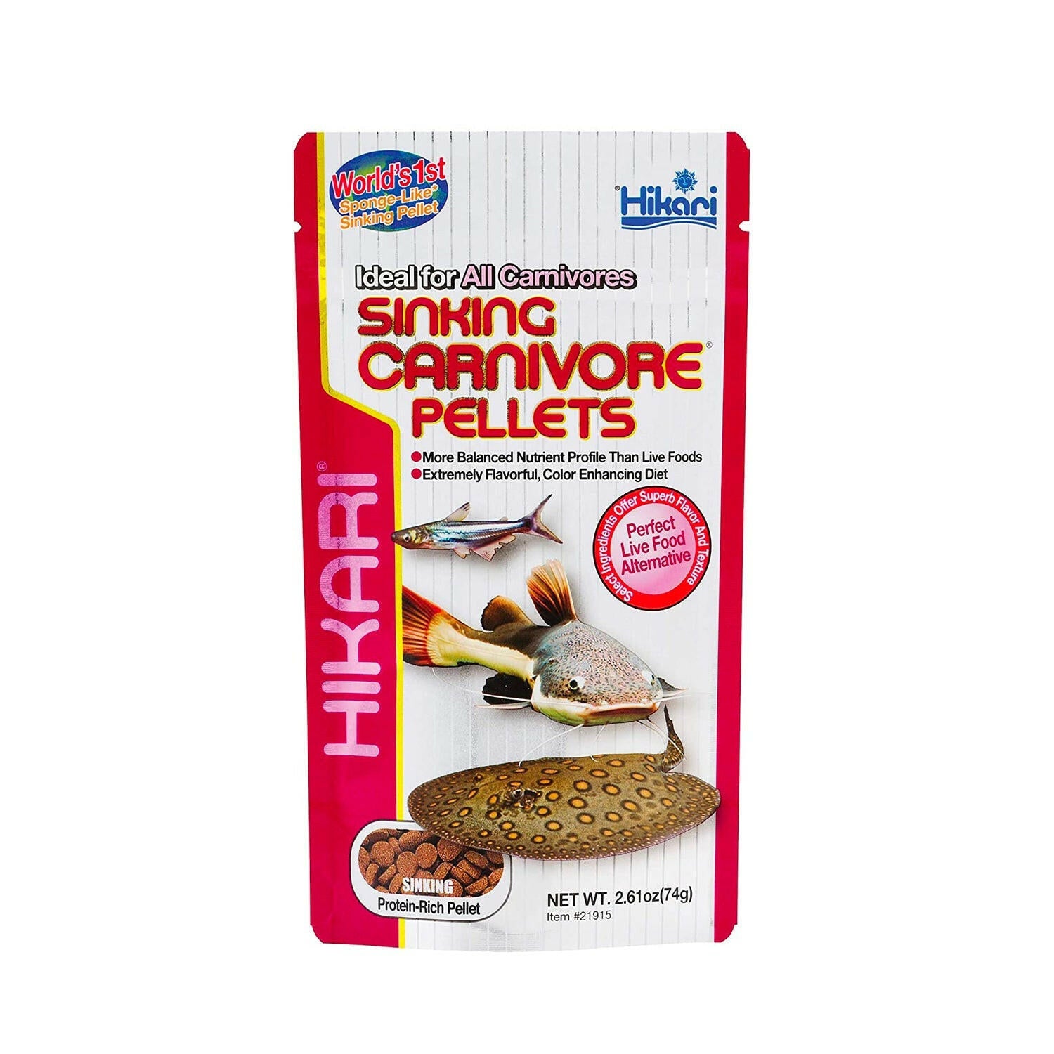 Hikari Tropical Sinking Carnivore Pellets 74g - Charterhouse Aquatics