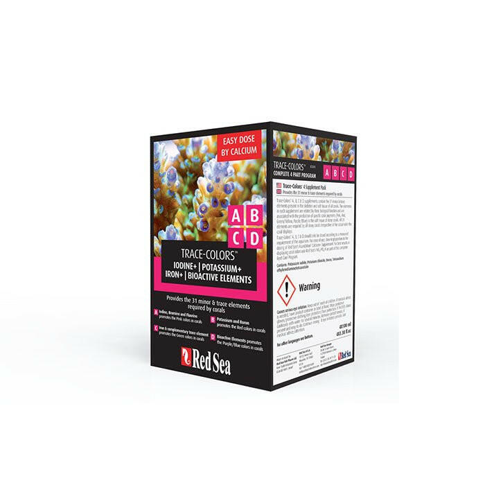 Red Sea Coral Colours ABCD - pack (4 * 100ml) - Charterhouse Aquatics