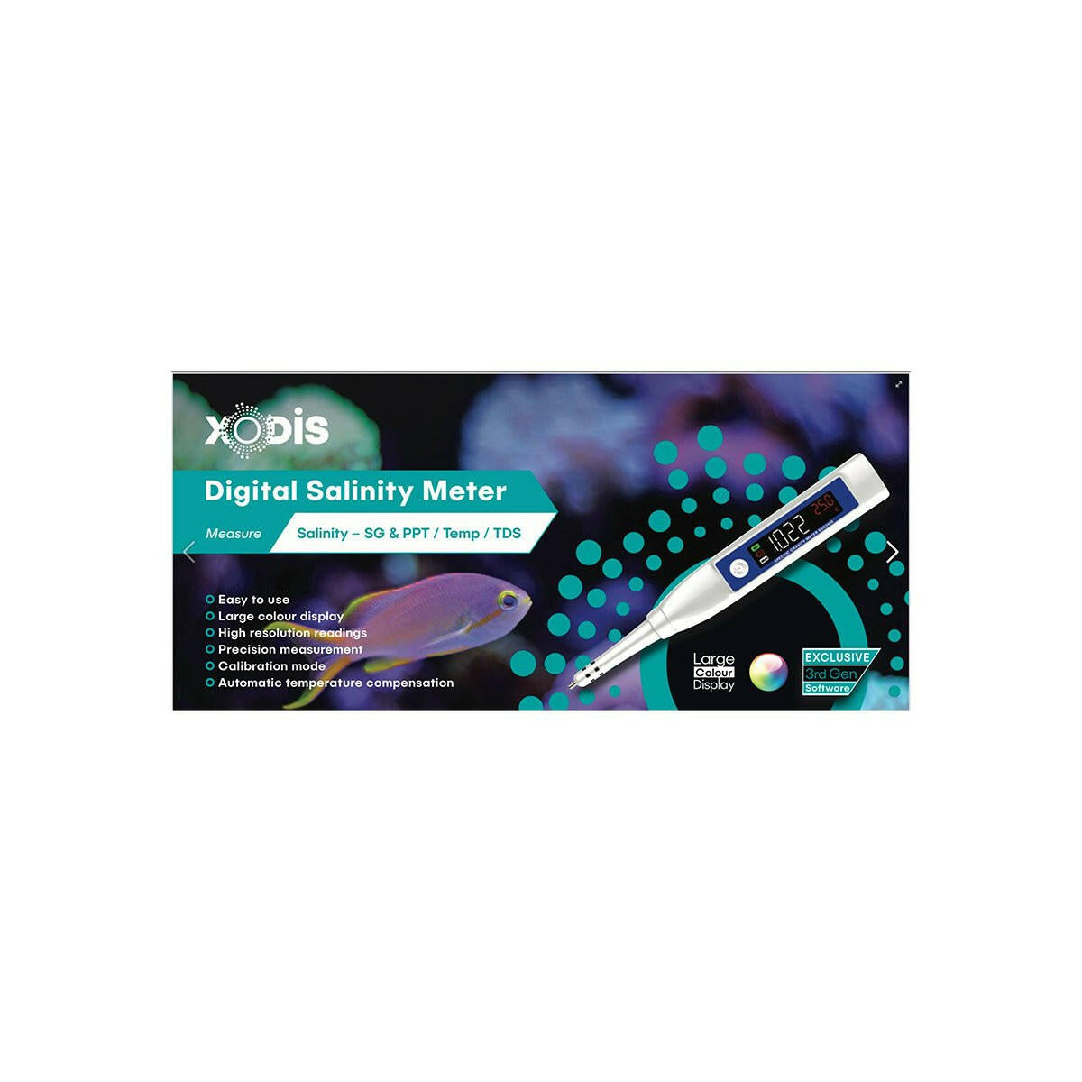 Xodis Digital Salinity Meter - Charterhouse Aquatics