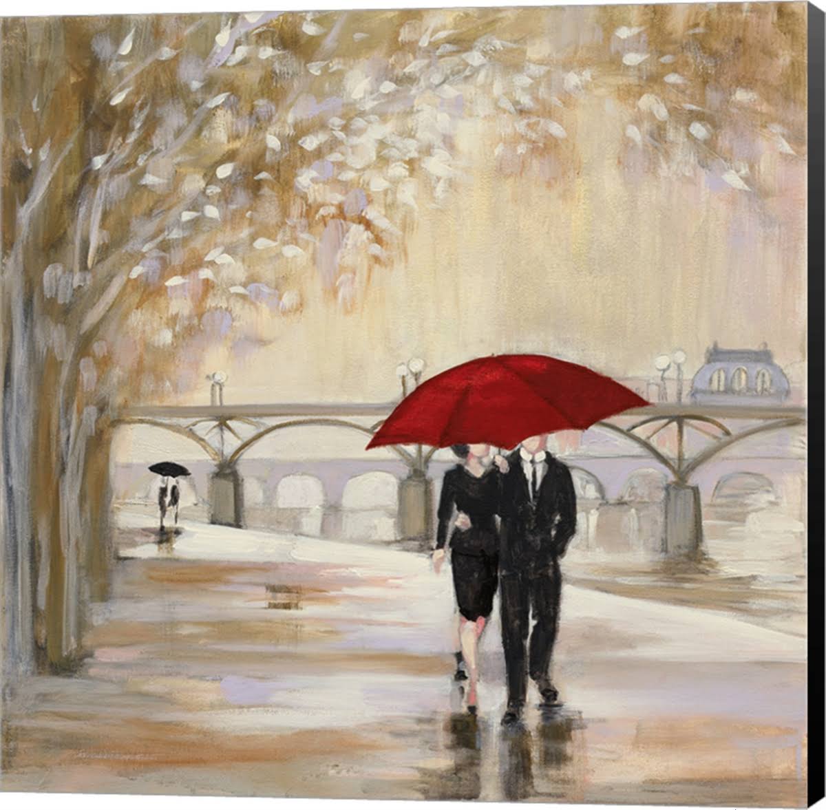 Metaverse C958378-0120000-8caaama Romantic Paris III Red Umbrella by Julia Purinton Canvas Wall Art - 12 x 12 in. BXNS5Y_H5MV Metaverse C958378-0120000-8caaama Romantic Paris III Red Umbrella by Julia Purinton Canvas Wall Art - 12 x 12 in. BXNS5Y_H5MV