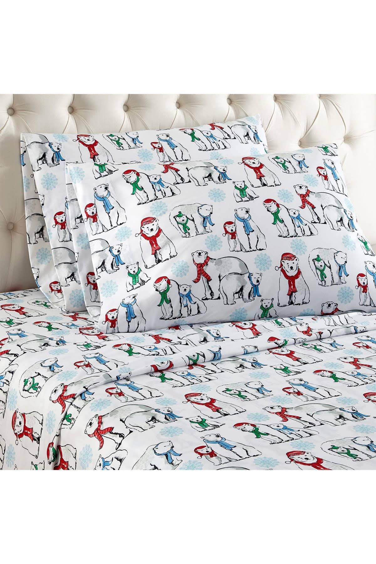 Micro Flannel Sheet Set (Cal King - Polar Bears) SITSMX_Q44F Micro Flannel Sheet Set (Cal King - Polar Bears) SITSMX_Q44F