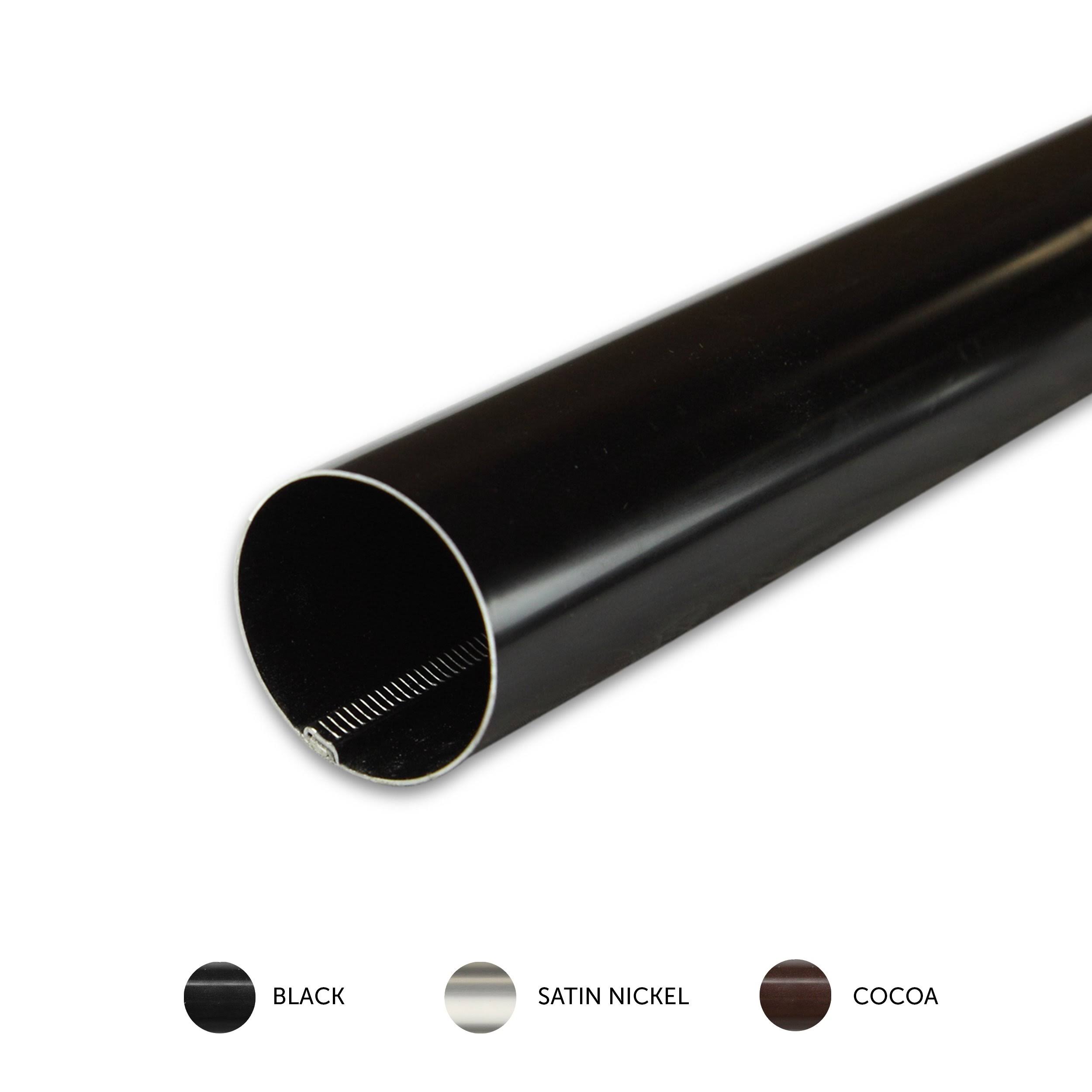 Rod Desyne Black 1.5 inch Decorative Closet FYPVHO_WH6M
