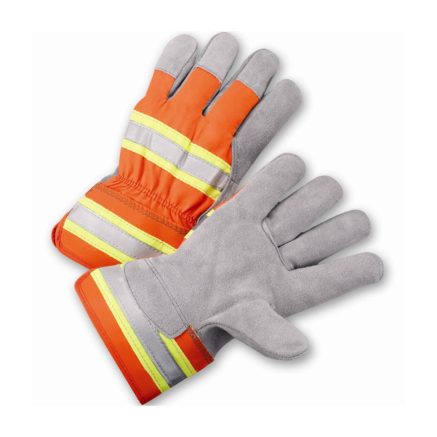 West Chester Medium High-Visibility Split Cowhide Leather Palm Gloves HVO500/I7ZIFH_FFQZ West Chester Medium High-Visibility Split Cowhide Leather Palm Gloves HVO500/I7ZIFH_FFQZ