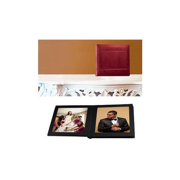 Leather Album Designs CP2613810315B Matted 8x10 Black Faux Leather 15 PG - 30 Side LN6L45_ERBH