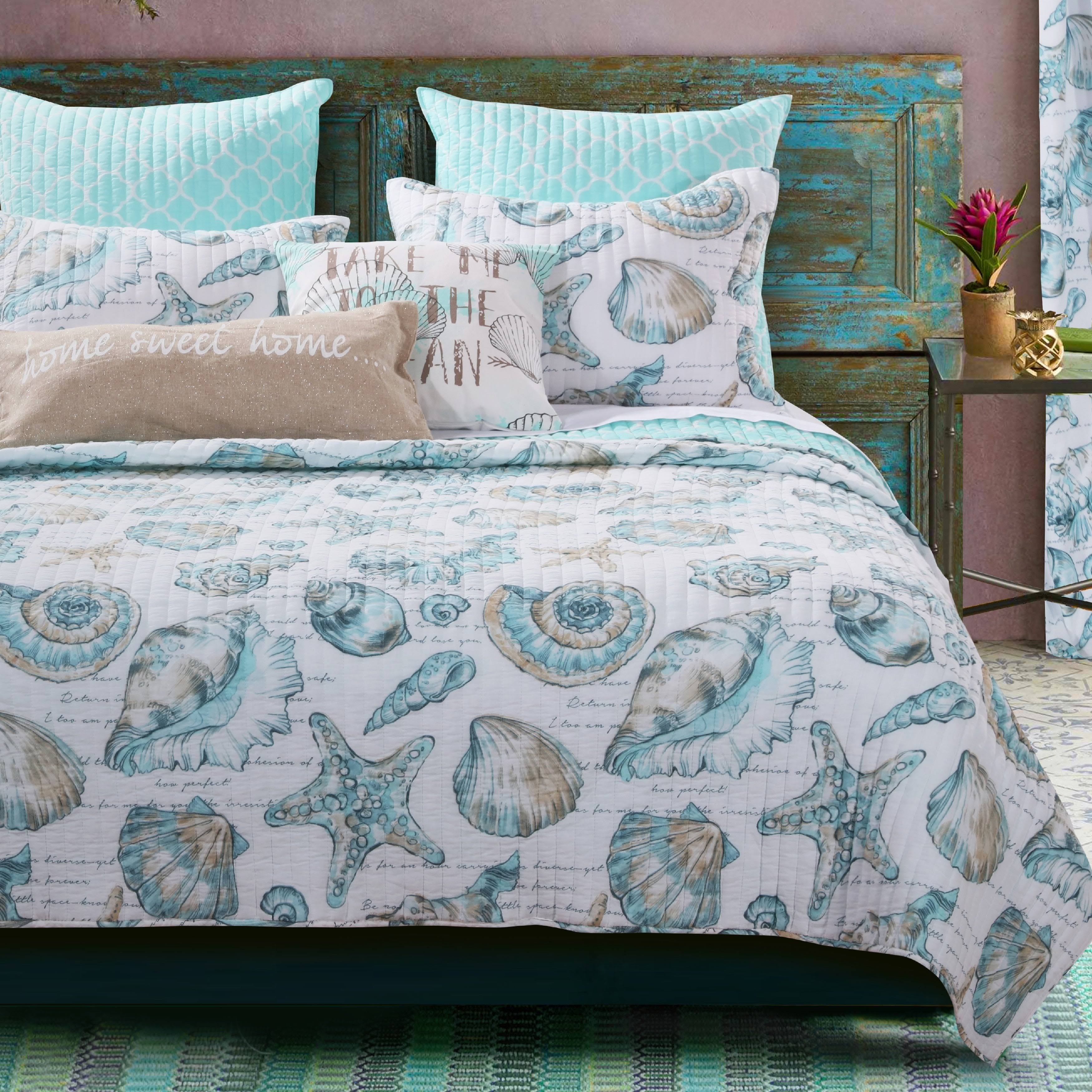Barefoot Bungalow Cruz Coastal Quilt Set, Size Twin - Twin 0JE4WA_C7HO Barefoot Bungalow Cruz Coastal Quilt Set, Size Twin - Twin 0JE4WA_C7HO