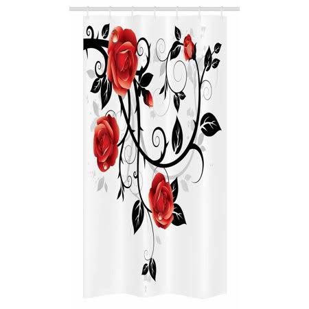 Gothic Stall Shower Curtain Single + Hooks East Urban Home Size 36\
