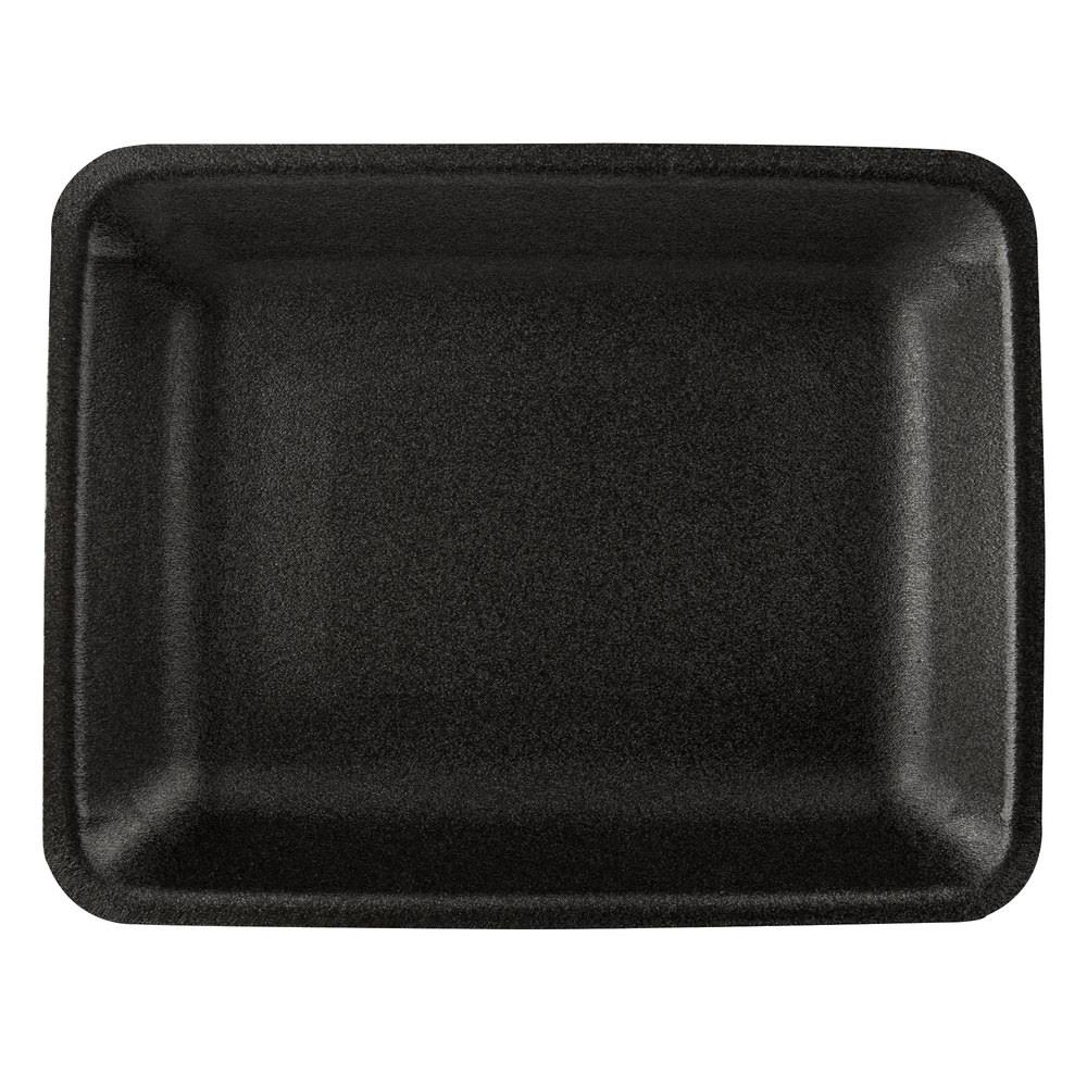 Genpak Supermarket Trays, Black, Foam, 9 1/4 x 7 1/4 x 1 1/8, 125/Bag, 4 Bags/Carton (GNP4DBK) V1DRNN_3AZ4 Genpak Supermarket Trays, Black, Foam, 9 1/4 x 7 1/4 x 1 1/8, 125/Bag, 4 Bags/Carton (GNP4DBK) V1DRNN_3AZ4