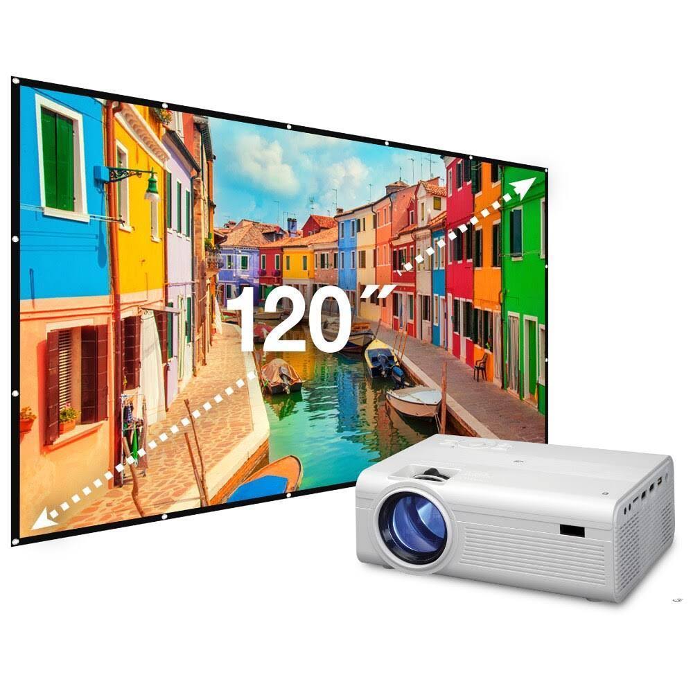 GPX Mini Projector with Screen, Pj308vp, C3QA4M_I5DR