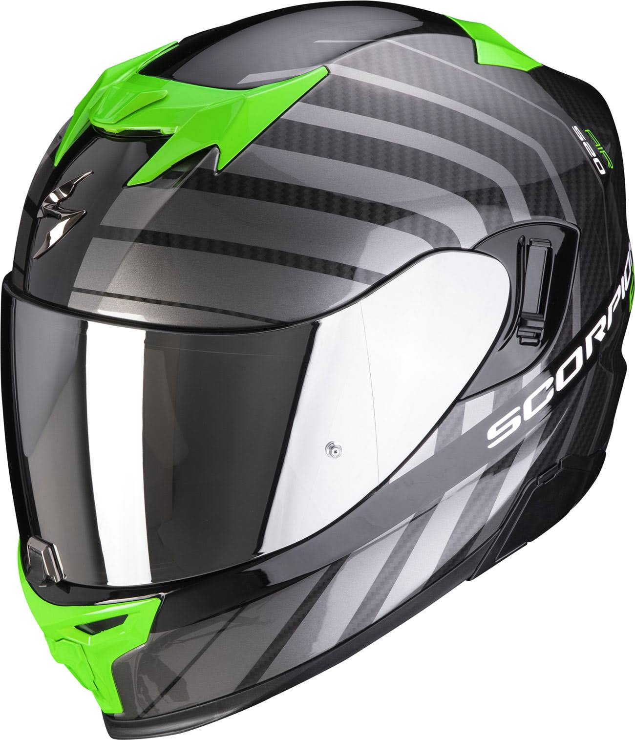 Scorpion - Helmet EXO-520 Air Shade Black / Green - Size 5TLWMT_RMDV Scorpion - Helmet EXO-520 Air Shade Black / Green - Size 5TLWMT_RMDV