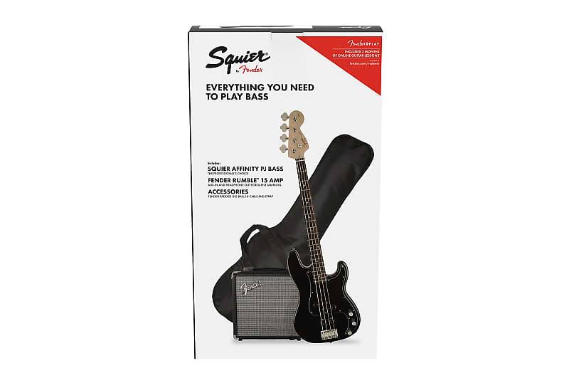 Squier Affinity Pack PJ Bass GB R15 BJM7KT_LCIW Squier Affinity Pack PJ Bass GB R15 BJM7KT_LCIW