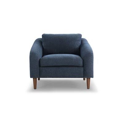Kenmure Armchair Fabric: Navy Blue Polyester ILGNED_PJMS Kenmure Armchair Fabric: Navy Blue Polyester ILGNED_PJMS