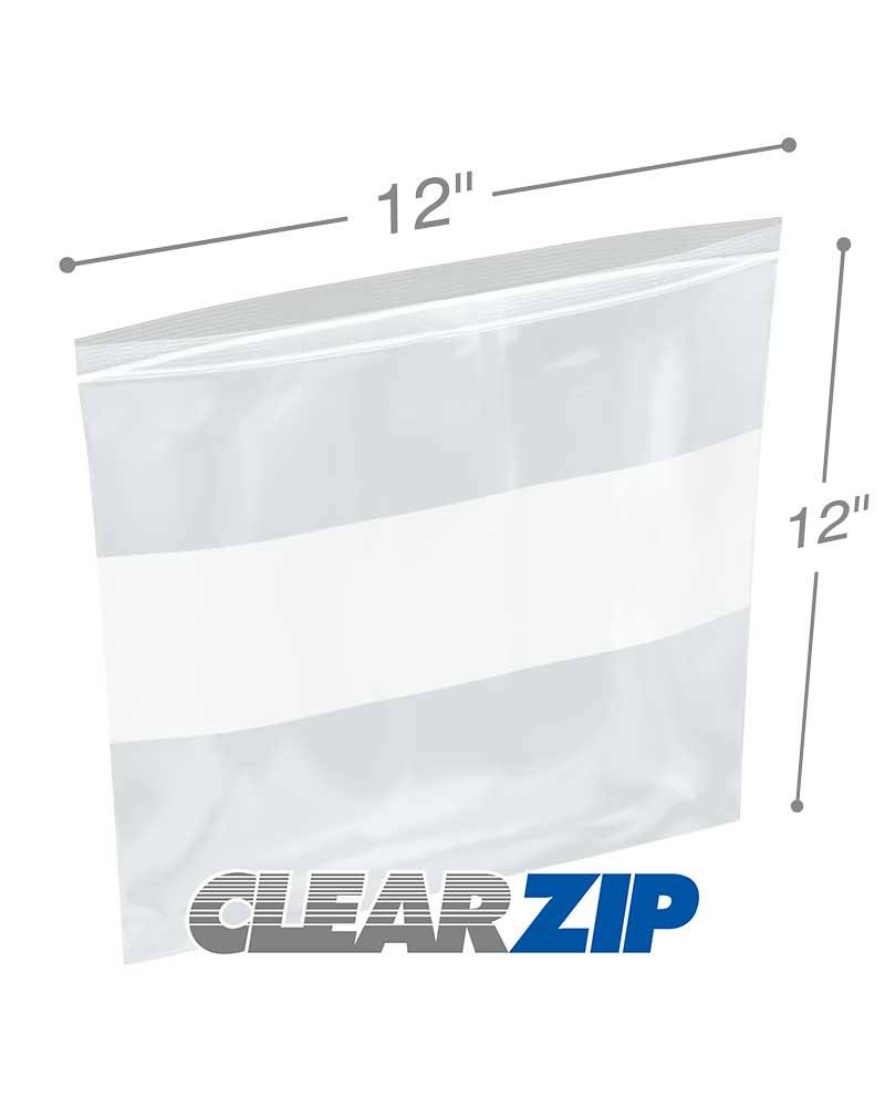 International Plastics CZW21212 12 x 12 in. 2 Mil ClearZip Whiteblock Lock Top Bags - Case of STUUNZ_BYXY International Plastics CZW21212 12 x 12 in. 2 Mil ClearZip Whiteblock Lock Top Bags - Case of STUUNZ_BYXY