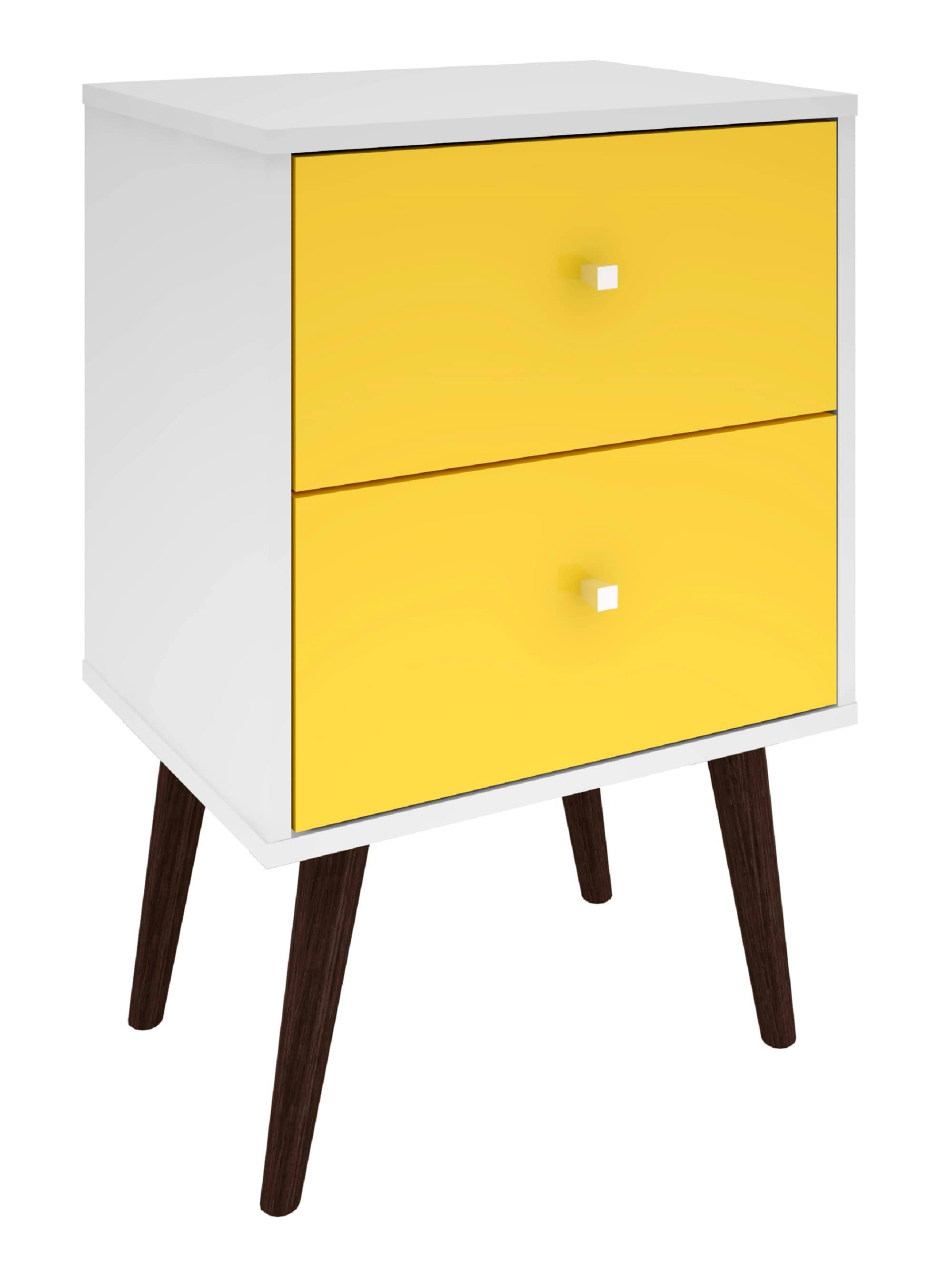 Manhattan Comfort Liberty Nightstand 2.0 - White/VEEY51_W8OK Manhattan Comfort Liberty Nightstand 2.0 - White/VEEY51_W8OK