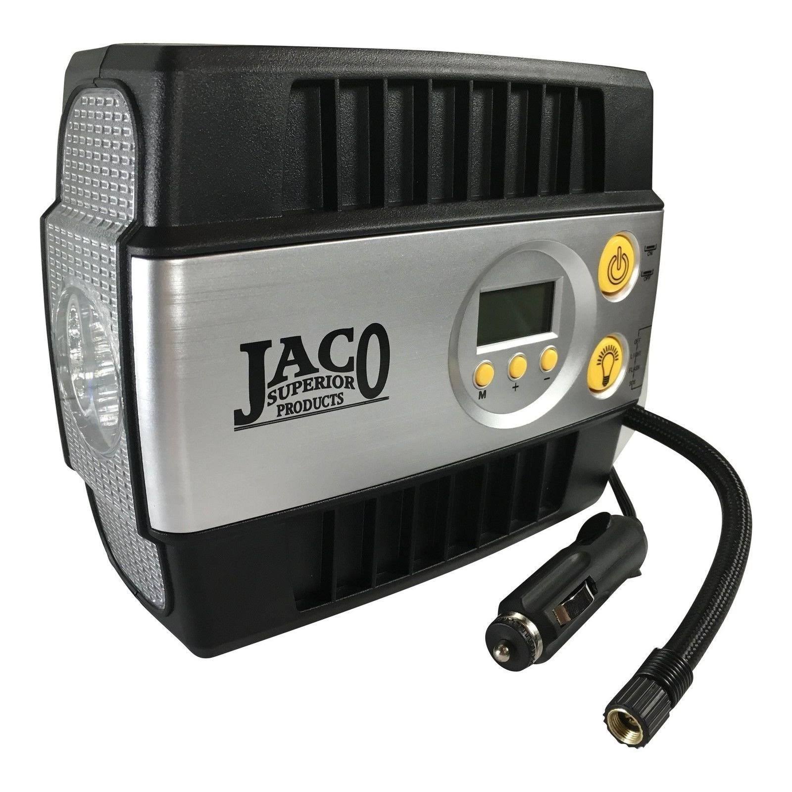 Jaco SmartPro Digital Tire Inflator Pump - Premium 12V Portable Air SQUSEV_Q5ZQ