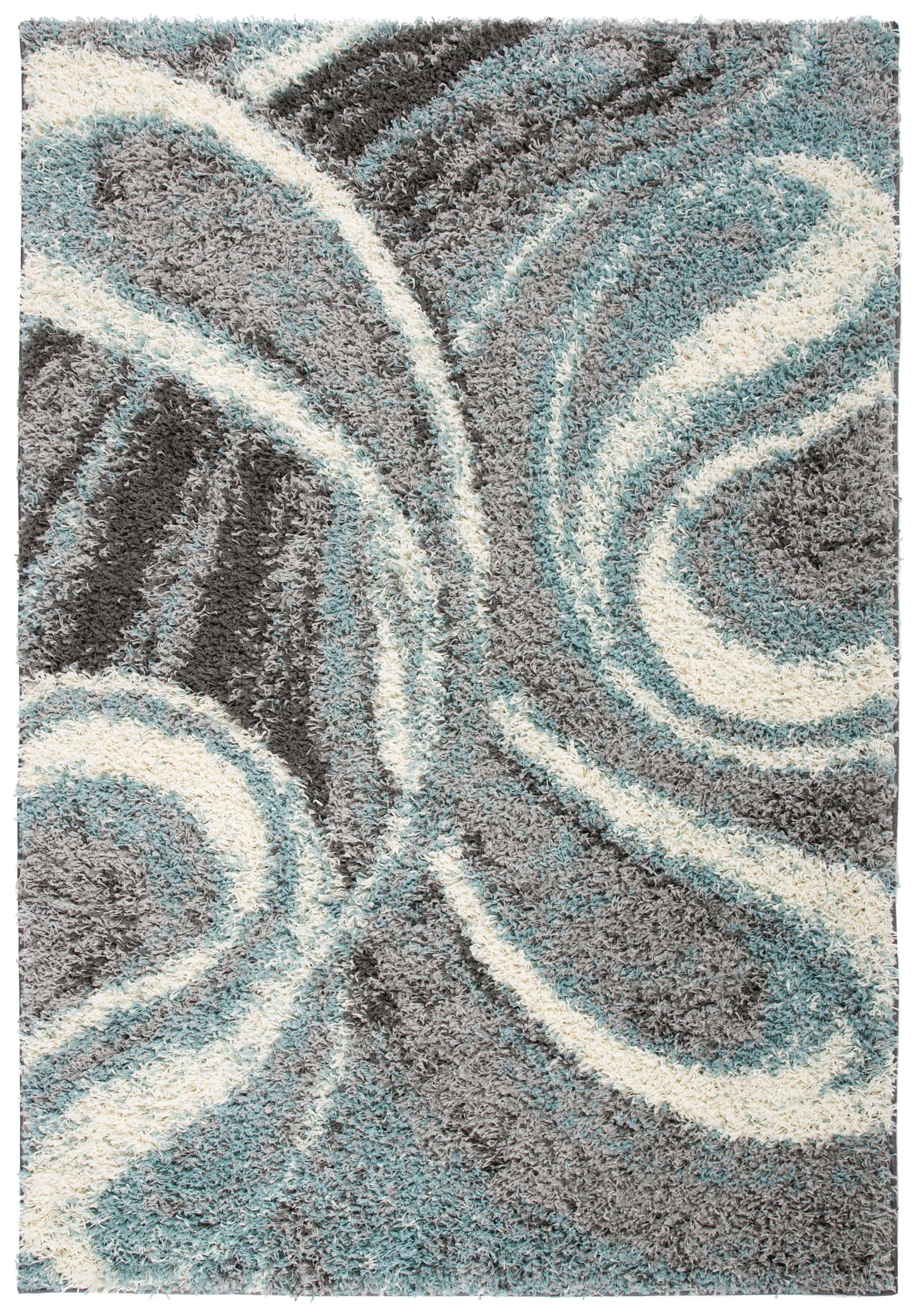 Rugshop Contemporary Cozy Plush Shag Area Rug 5' x 7' USFTYY_POQA