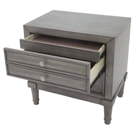 Furniture of America Kaylan Transitional 3-Drawer Nightstand LPO7JX_GY8B Furniture of America Kaylan Transitional 3-Drawer Nightstand LPO7JX_GY8B