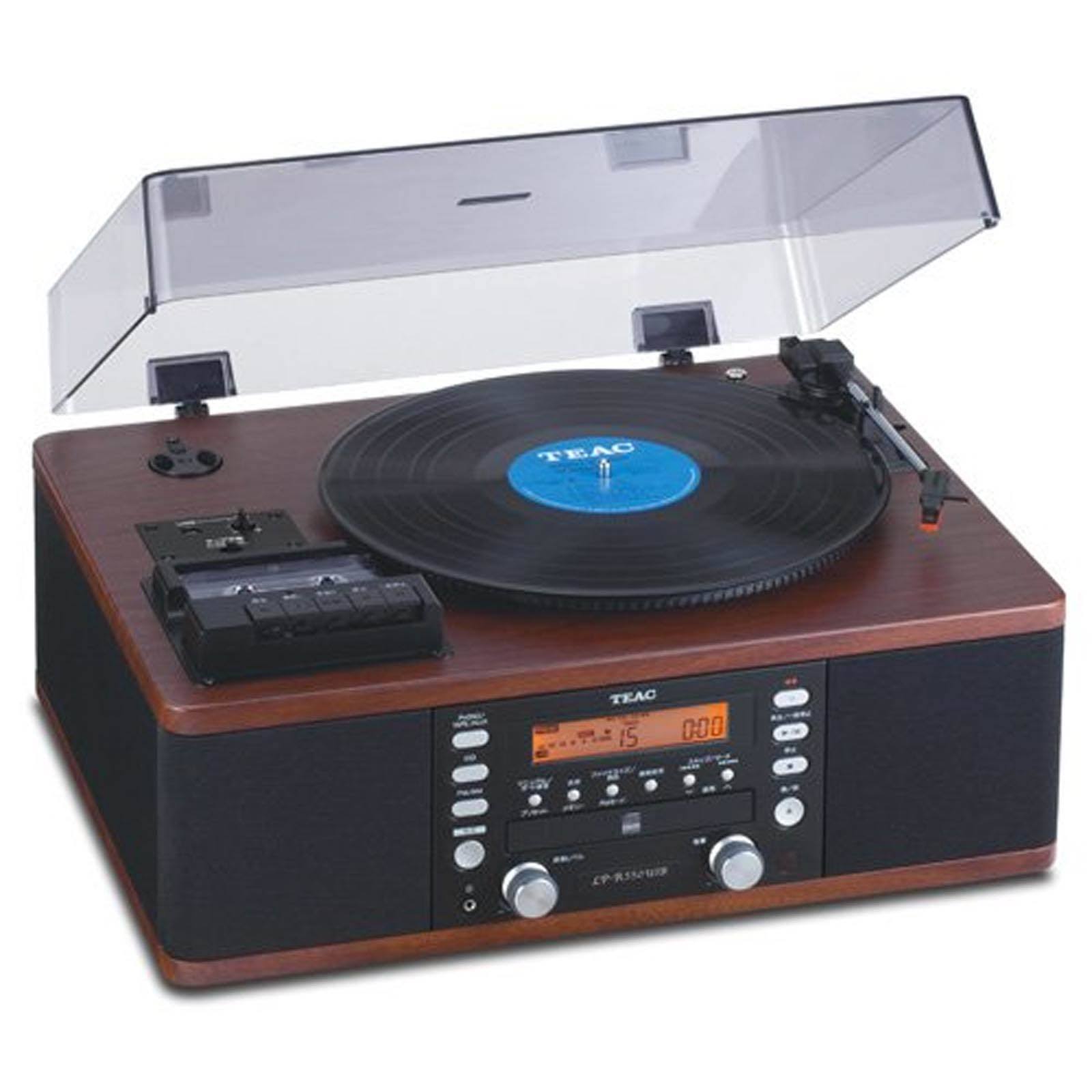 Teac Lp-r550usb CD Recorder Cassette Turntable YXC13C_DU9O