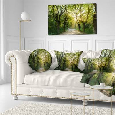 Evening in Green Forest - Wrapped Canvas Photographic Print Charlton Home Size GGYMJU_FFK7 Evening in Green Forest - Wrapped Canvas Photographic Print Charlton Home Size GGYMJU_FFK7