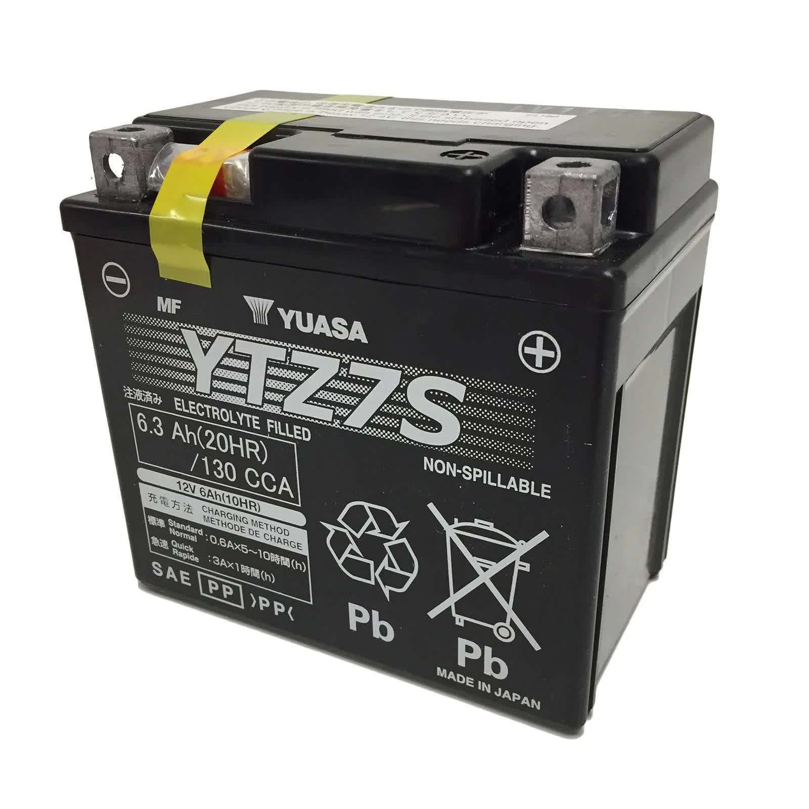 Yuasa YTZ7S Factory Activated AGM High Performance QDM7QW_HIRK Yuasa YTZ7S Factory Activated AGM High Performance QDM7QW_HIRK