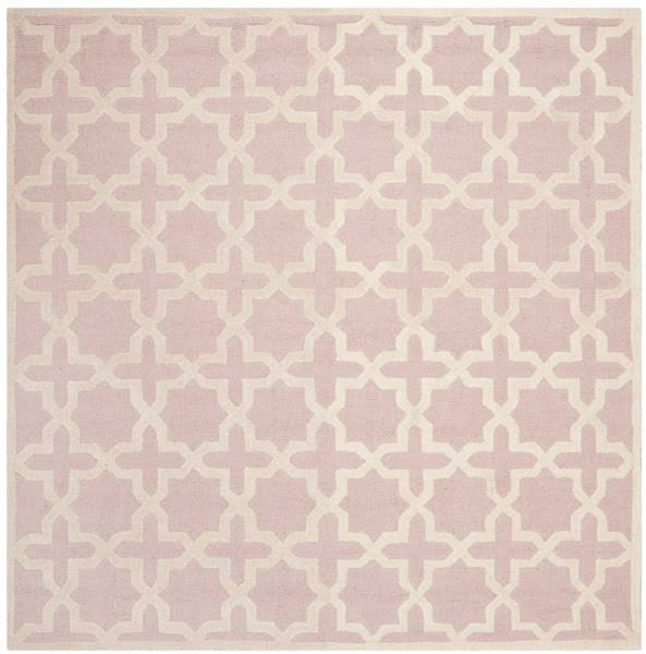 Safavieh Cambridge Light Pink Ivory 8' x 8' Square TCWNCD_QPEP