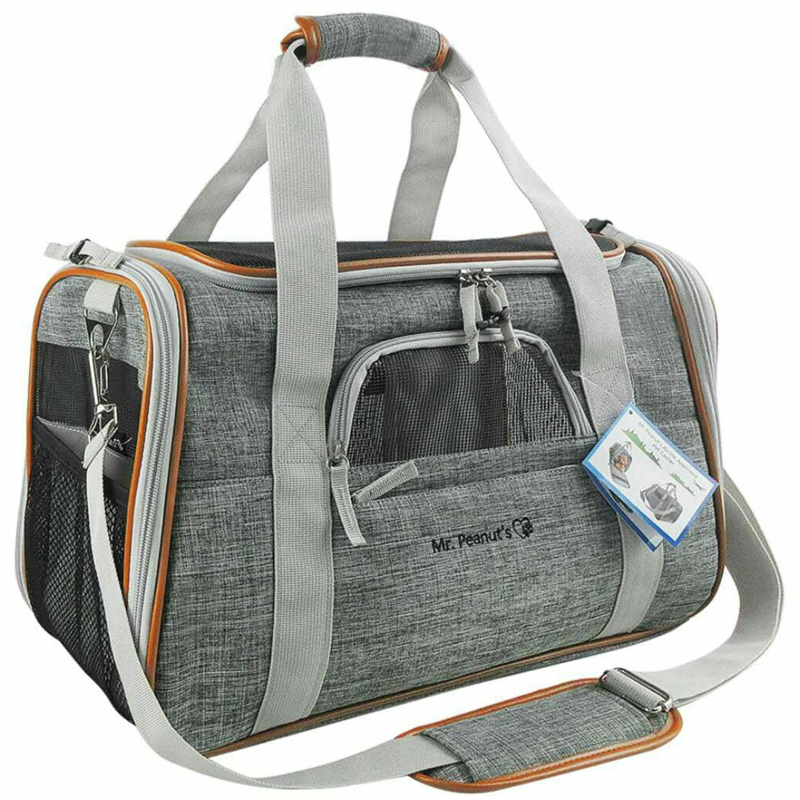 Mr. Peanut's Airline Approved Soft Sided Pet Carrier - Luxury Travel Tote with - N0QJAG_2JC2 Mr. Peanut's Airline Approved Soft Sided Pet Carrier - Luxury Travel Tote with - N0QJAG_2JC2