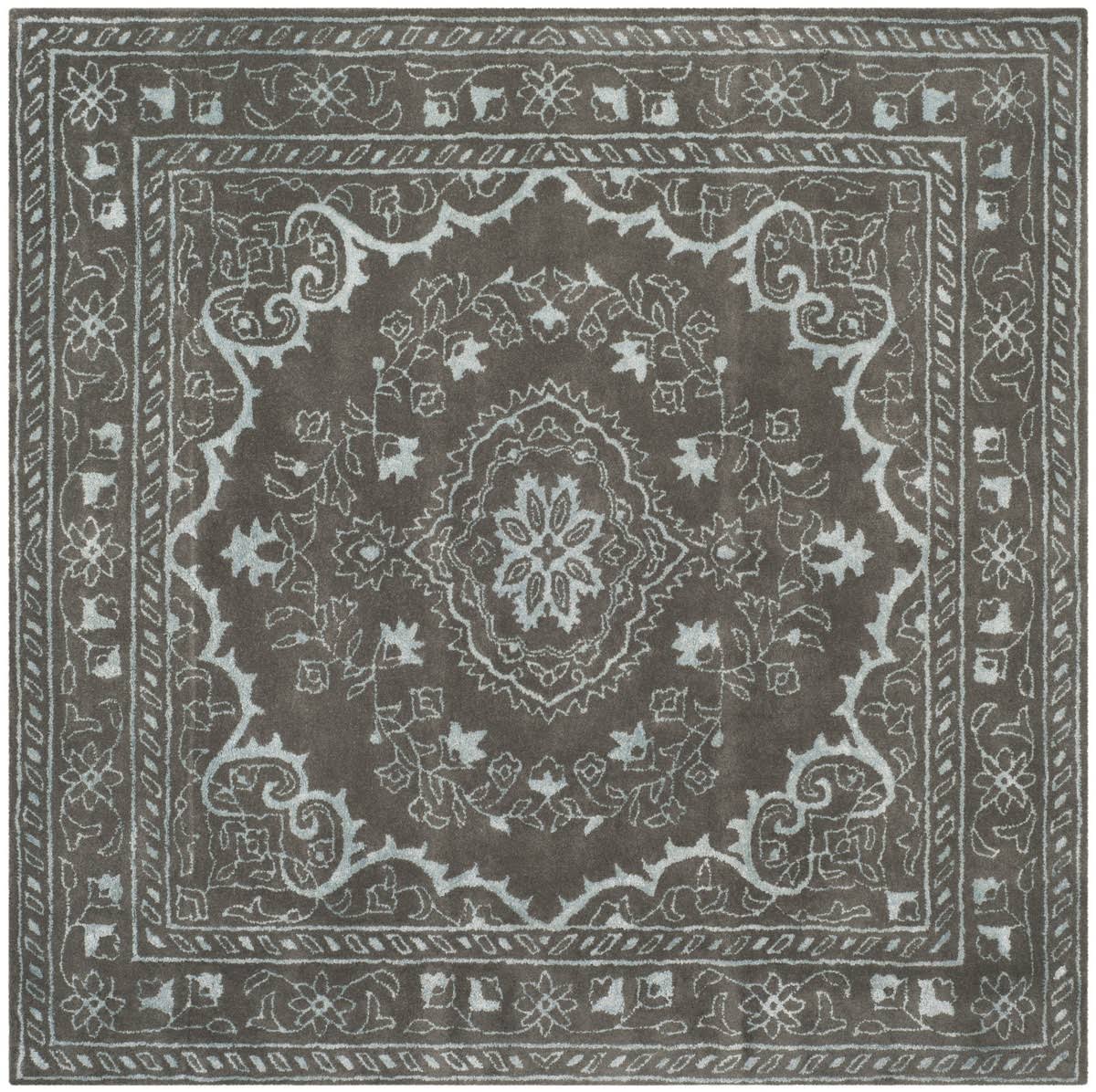 Safavieh Glamour GLM533D Dark Grey Rug 6' x 6' PK8YXR_JVN6 Safavieh Glamour GLM533D Dark Grey Rug 6' x 6' PK8YXR_JVN6